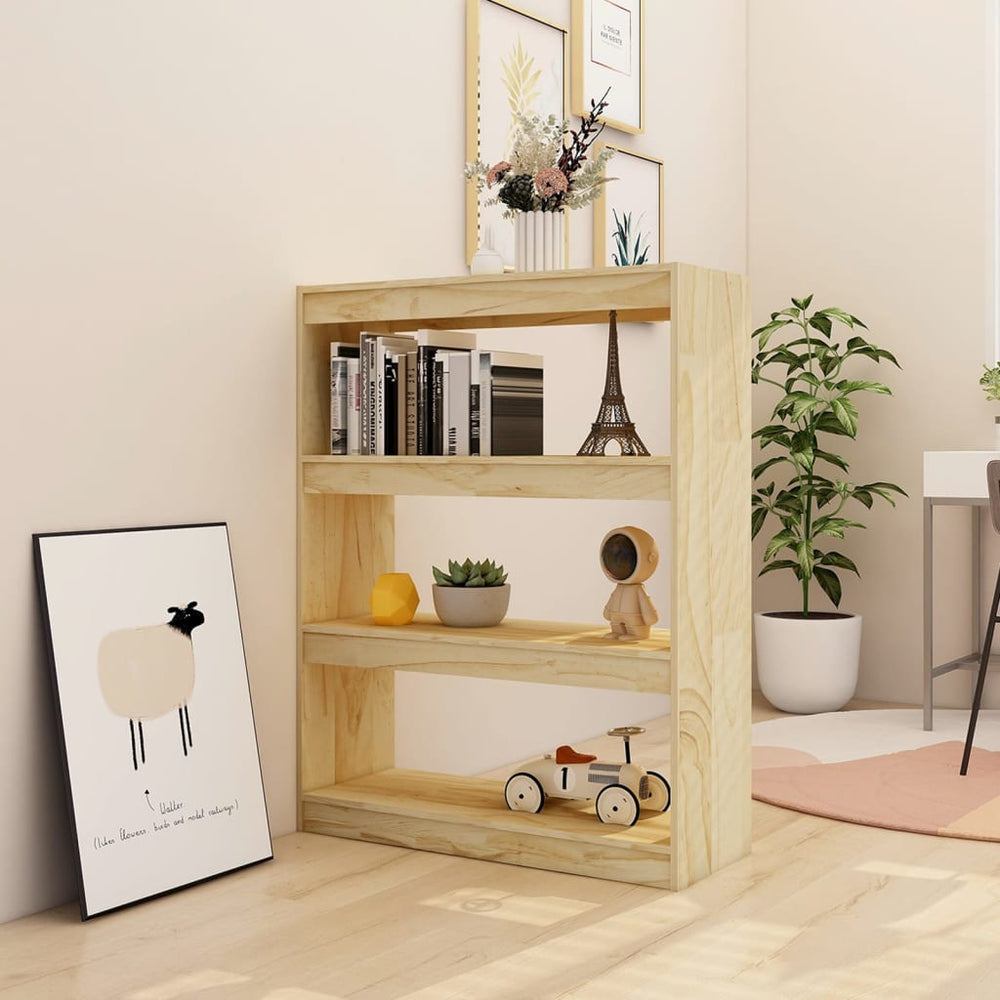 Boekenkast / kamerscherm 100x30x103 cm massief grenenhout MeubelReus