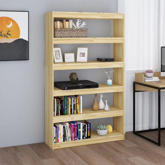 Boekenkast / kamerscherm 100x30x167,5 cm massief grenenhout MeubelReus