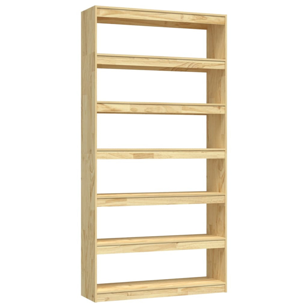 Boekenkast / kamerscherm 100x30x200 cm massief grenenhout MeubelReus