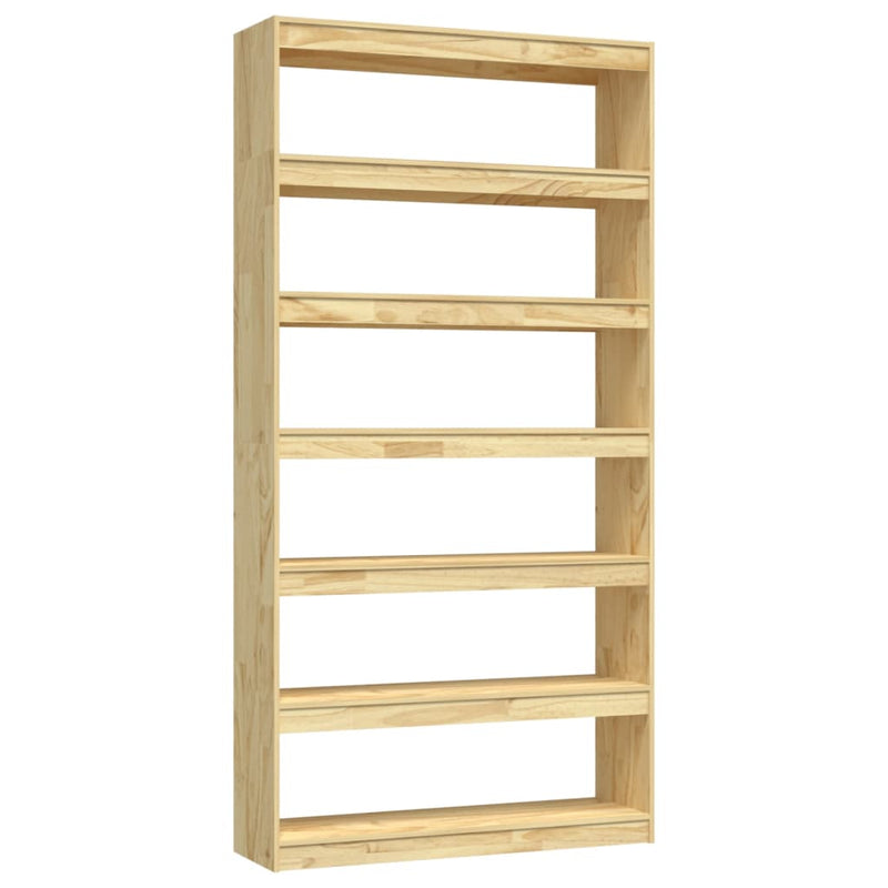 Boekenkast / kamerscherm 100x30x200 cm massief grenenhout MeubelReus