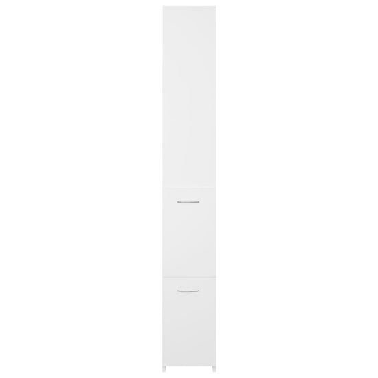 Badkamerkast 25x26,5x170 cm bewerkt hout wit MeubelReus