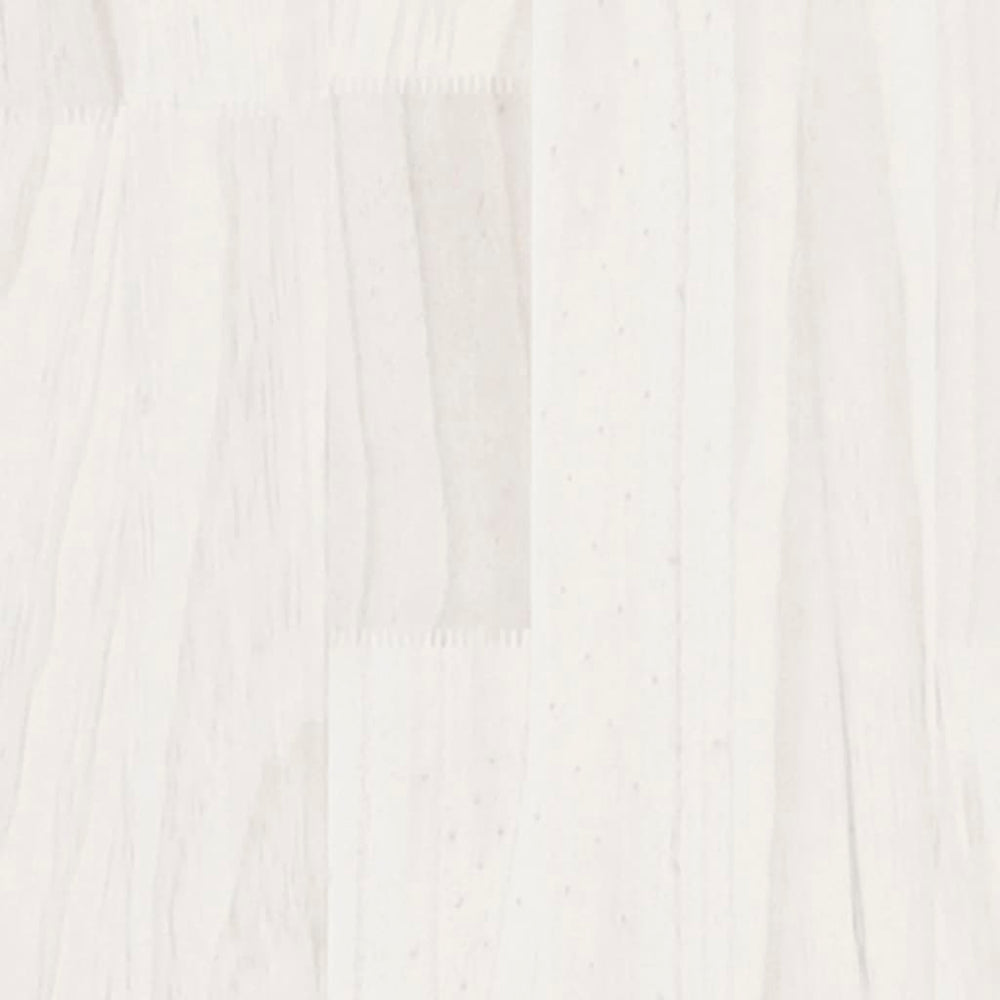 Salontafel 50x50x33,5 cm massief grenenhout wit MeubelReus