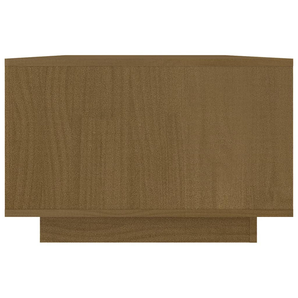 Salontafel 110x50x33,5 cm massief grenenhout honingbruin MeubelReus