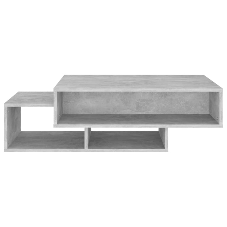 Salontafel 105x55x32 cm spaanplaat betongrijs MeubelReus