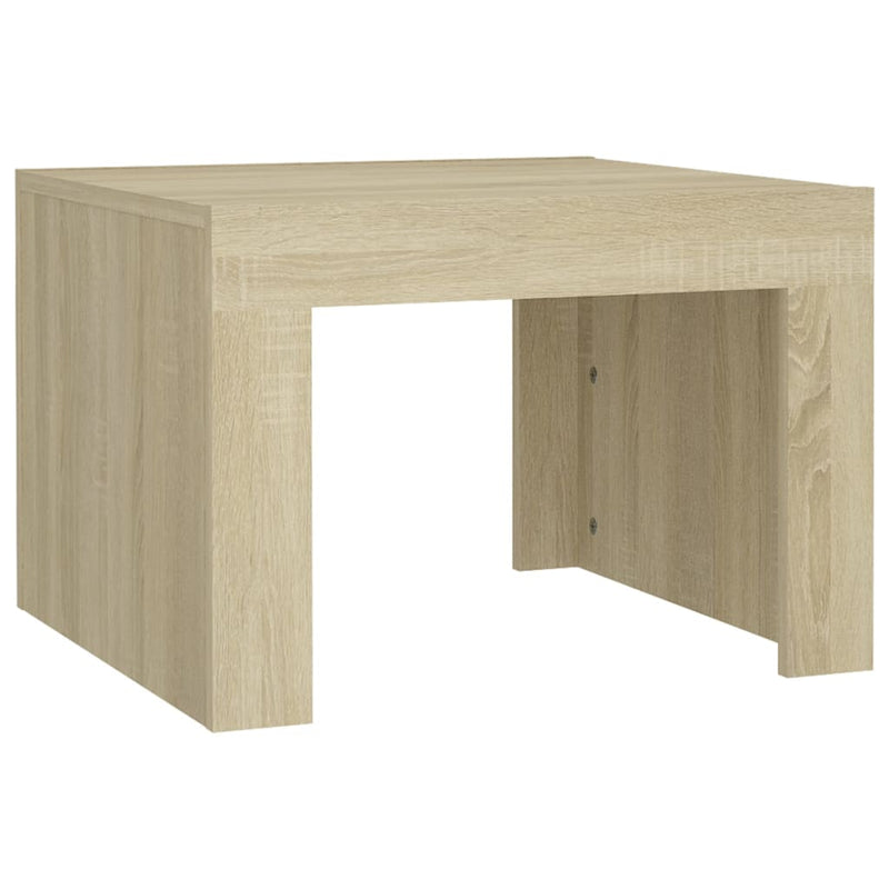 Salontafel 50x50x35 cm spaanplaat sonoma eikenkleurig MeubelReus