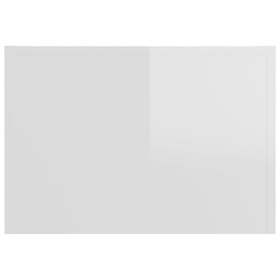 Salontafel 50x50x35 cm spaanplaat hoogglans wit MeubelReus