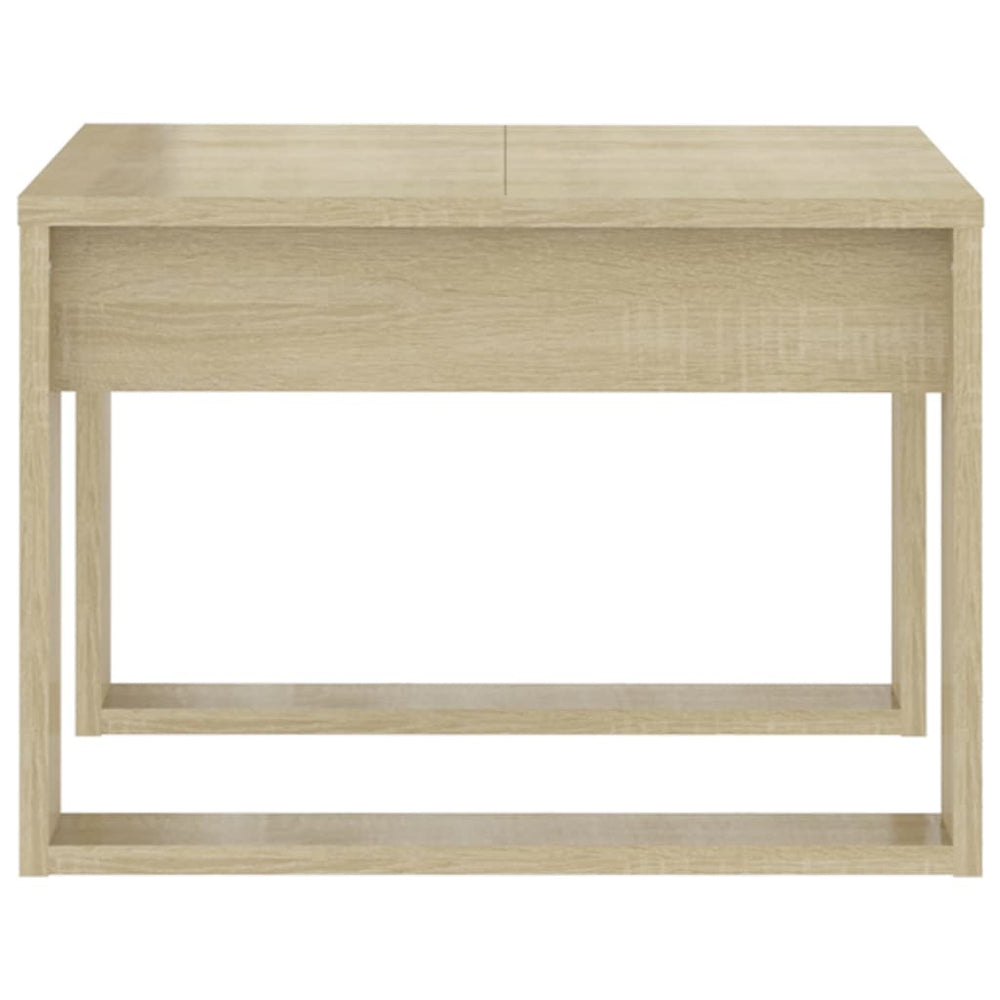 Bijzettafel 50x50x35 cm spaanplaat sonoma eikenkleurig MeubelReus