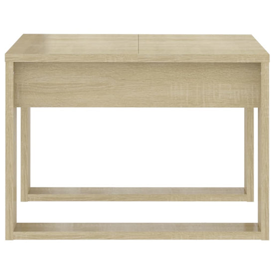 Bijzettafel 50x50x35 cm spaanplaat sonoma eikenkleurig MeubelReus