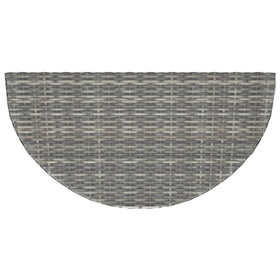 Tuintafel 100x50x75 cm poly rattan grijs MeubelReus
