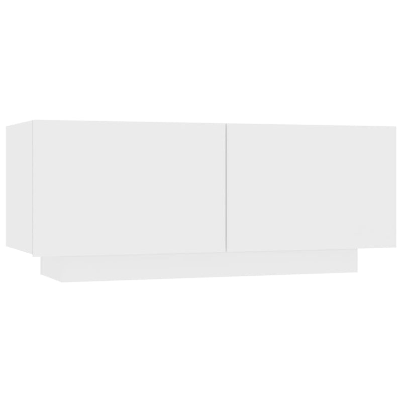 Nachtkastje 100x35x40 cm bewerkt hout wit MeubelReus