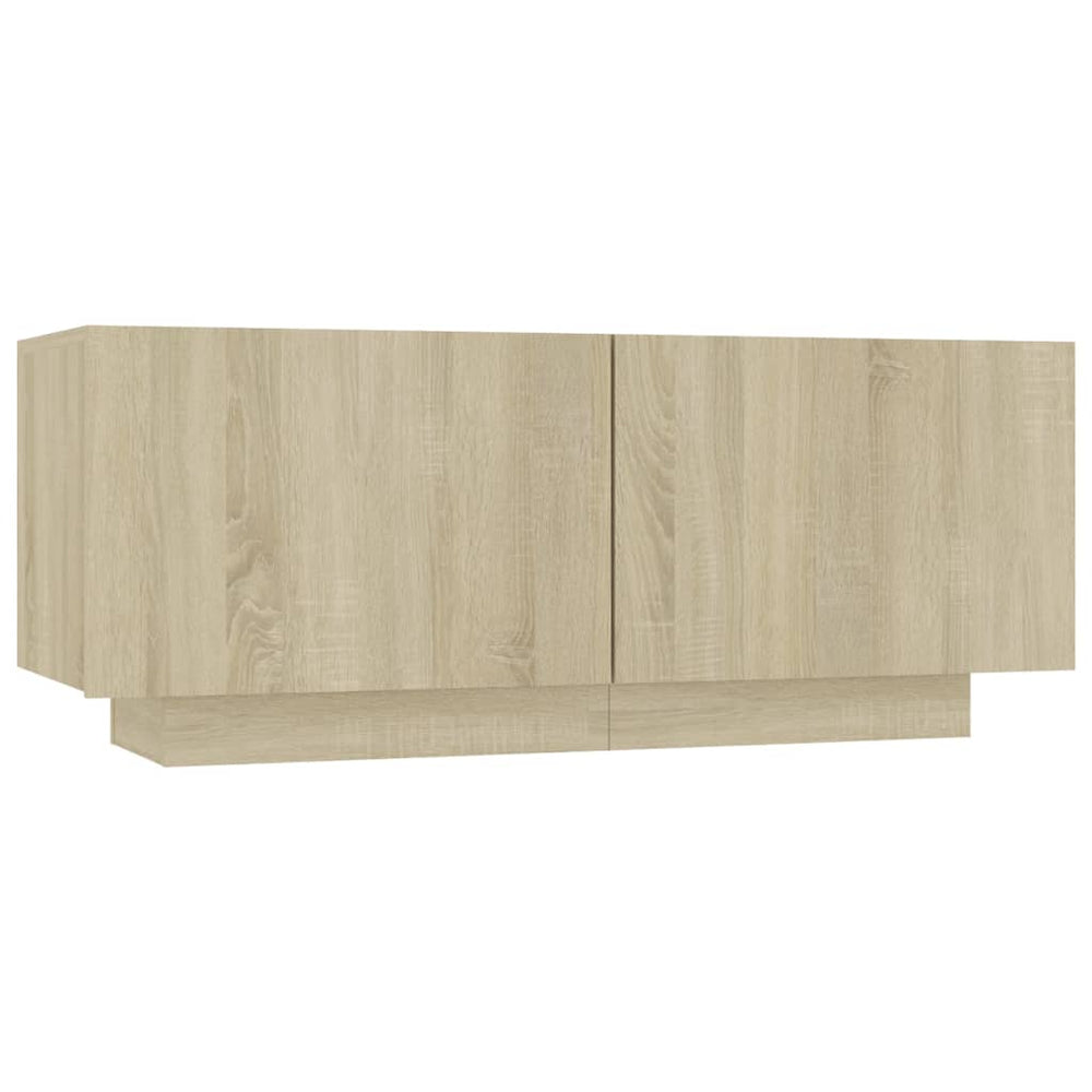 Nachtkastje 100x35x40 cm spaanplaat sonoma eikenkleurig MeubelReus