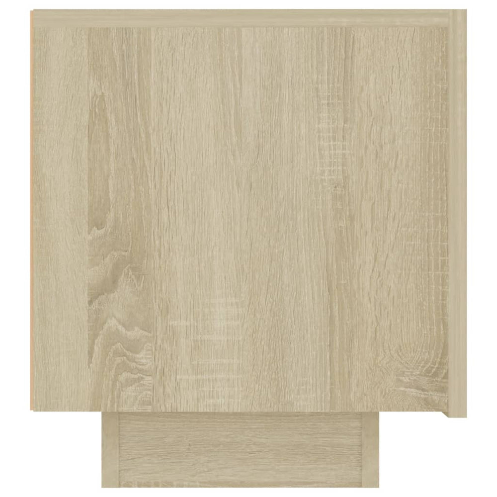 Nachtkastje 100x35x40 cm spaanplaat sonoma eikenkleurig MeubelReus