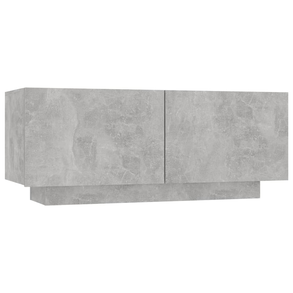 Nachtkastje 100x35x40 cm spaanplaat betongrijs MeubelReus
