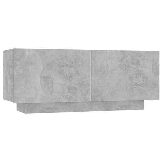 Nachtkastje 100x35x40 cm spaanplaat betongrijs MeubelReus