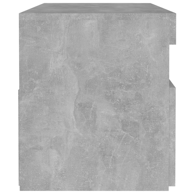 Nachtkastjes 2 st met LED-verlichting 60x35x40 cm betongrijs MeubelReus