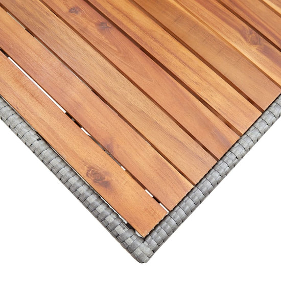 Tuintafel 120x70x66 cm massief acaciahout grijs MeubelReus