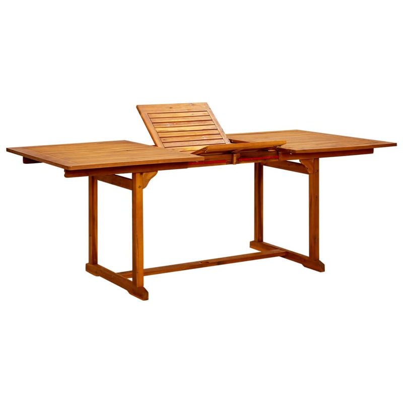 Tuintafel (150-200)x100x75 cm massief acaciahout MeubelReus