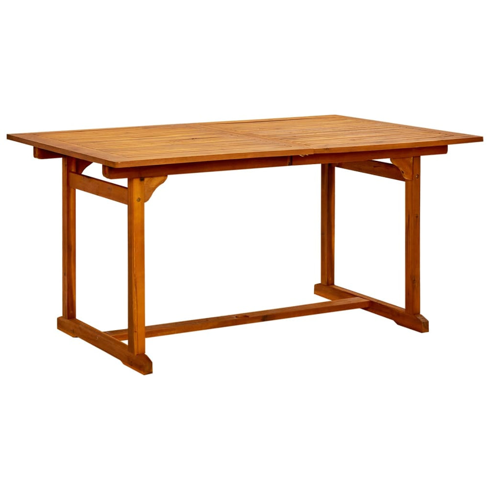 Tuintafel (150-200)x100x75 cm massief acaciahout MeubelReus