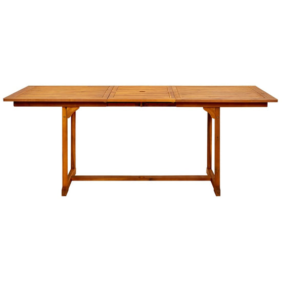 Tuintafel (150-200)x100x75 cm massief acaciahout MeubelReus