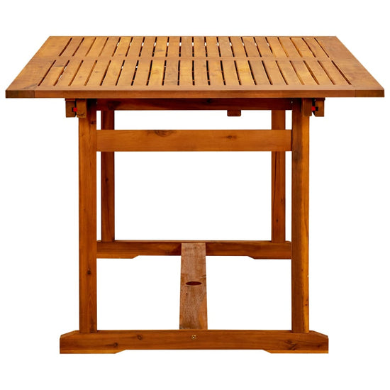 Tuintafel (150-200)x100x75 cm massief acaciahout MeubelReus