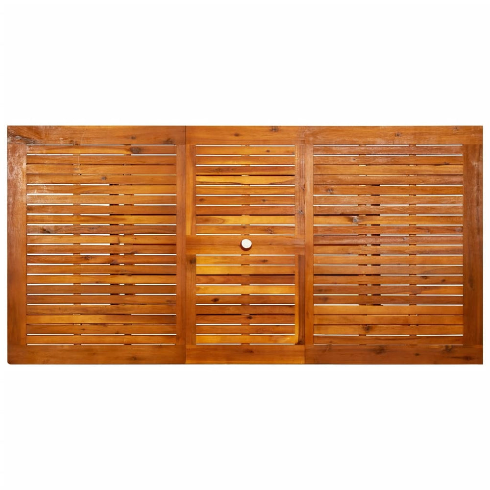 Tuintafel (150-200)x100x75 cm massief acaciahout MeubelReus