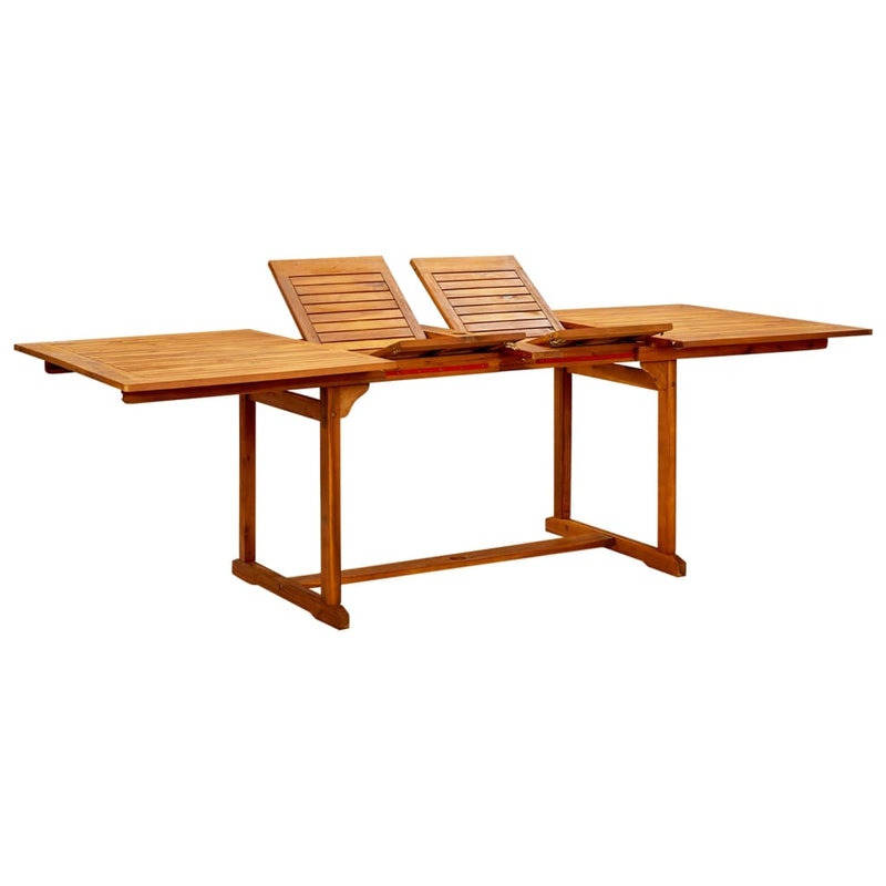 Tuintafel (160-240)x100x75 cm massief acaciahout MeubelReus