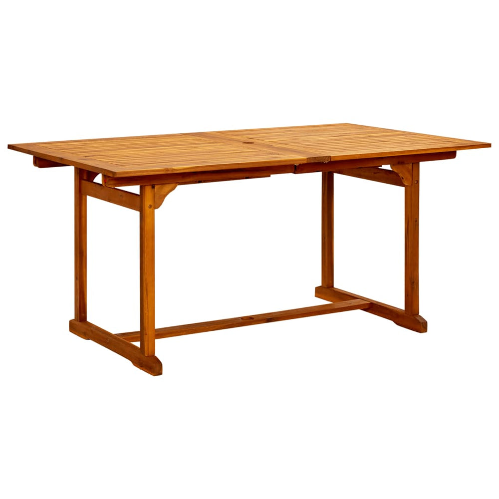 Tuintafel (160-240)x100x75 cm massief acaciahout MeubelReus