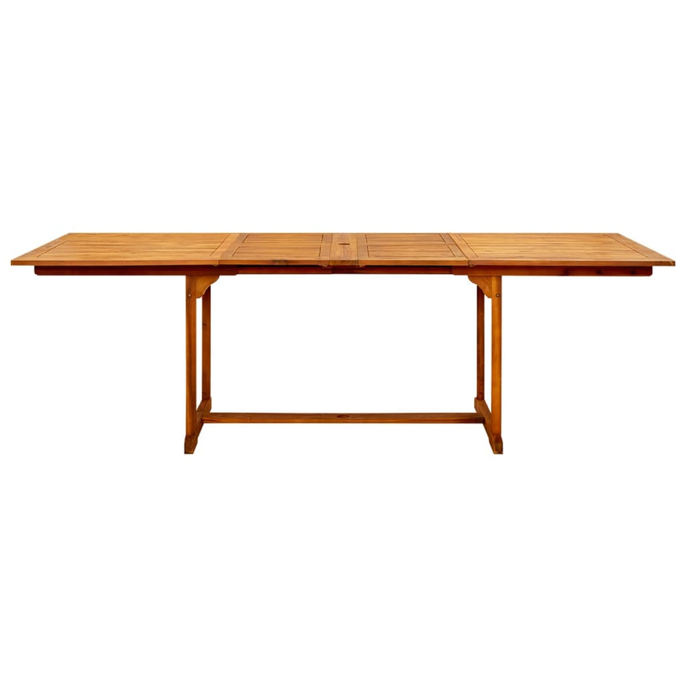 Tuintafel (160-240)x100x75 cm massief acaciahout MeubelReus