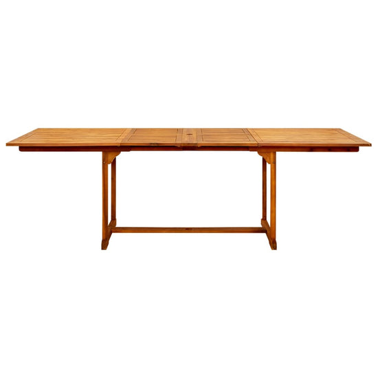 Tuintafel (160-240)x100x75 cm massief acaciahout MeubelReus