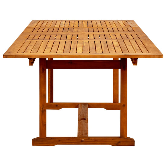 Tuintafel (160-240)x100x75 cm massief acaciahout MeubelReus