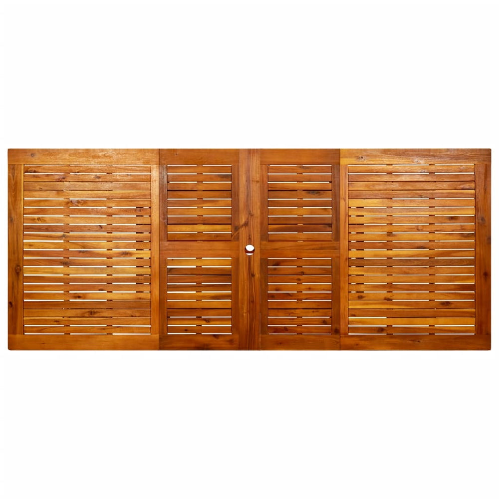 Tuintafel (160-240)x100x75 cm massief acaciahout MeubelReus