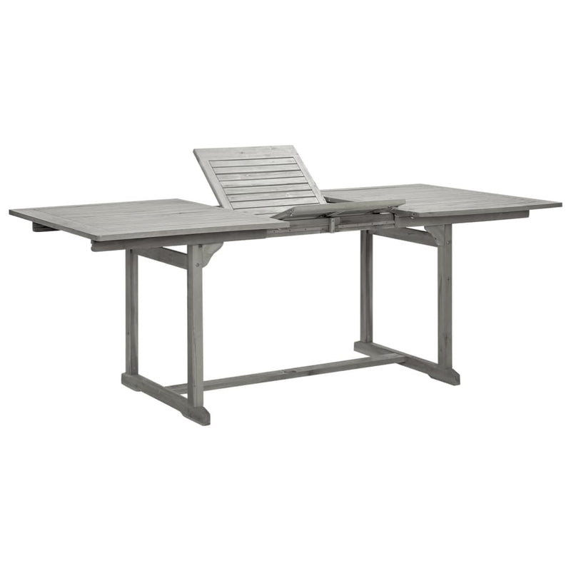 Tuintafel (150-200)x100x75 cm massief acaciahout MeubelReus