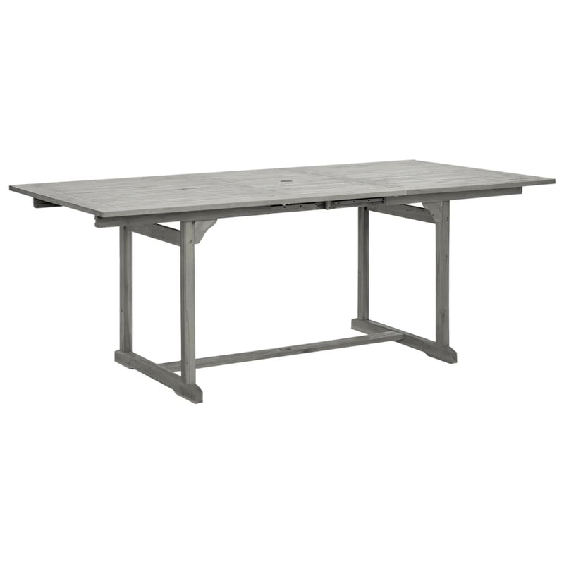 Tuintafel (150-200)x100x75 cm massief acaciahout MeubelReus