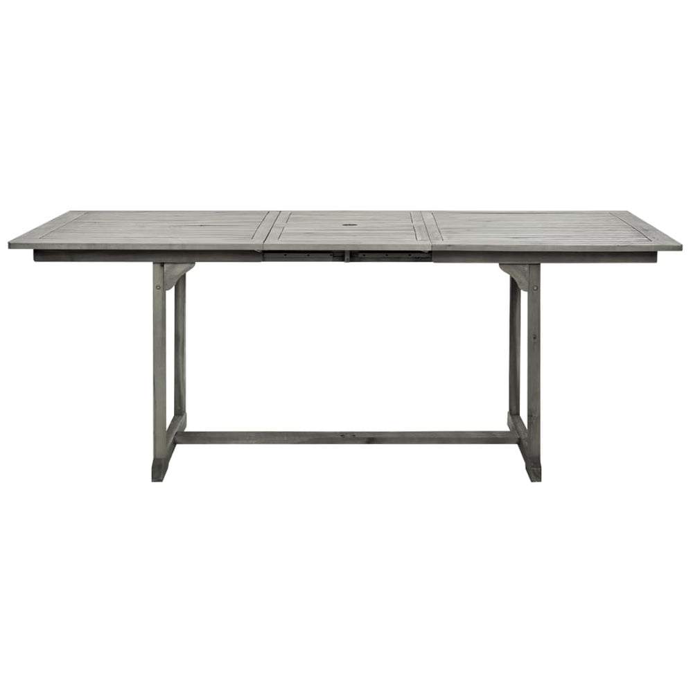 Tuintafel (150-200)x100x75 cm massief acaciahout MeubelReus