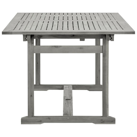 Tuintafel (150-200)x100x75 cm massief acaciahout MeubelReus