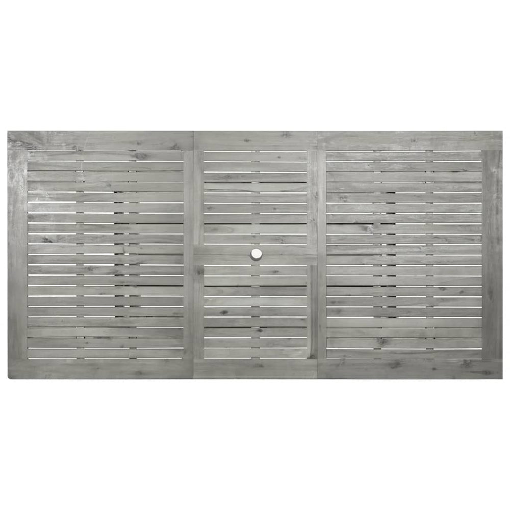 Tuintafel (150-200)x100x75 cm massief acaciahout MeubelReus