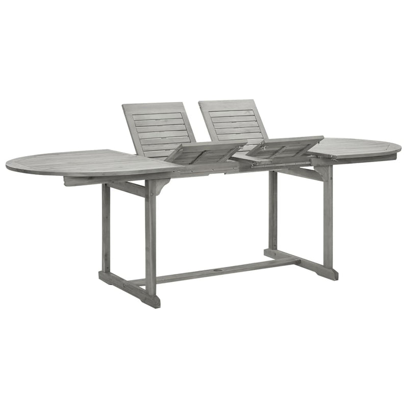 Tuintafel (160-240)x100x75 cm massief acaciahout MeubelReus