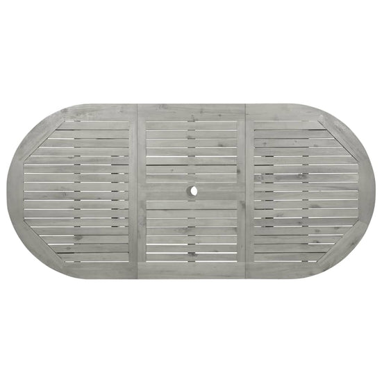 Tuintafel (120-170)x80x75 cm massief acaciahout MeubelReus