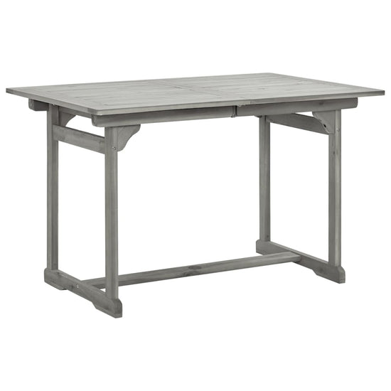 Tuintafel (120-170)x80x75 cm massief acaciahout MeubelReus