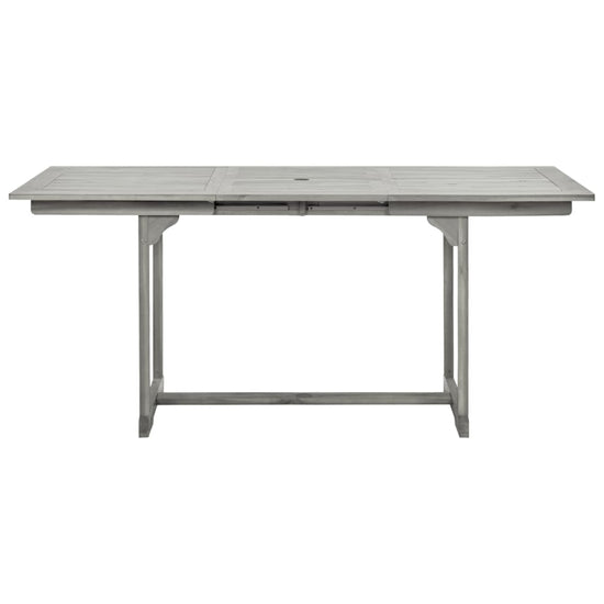 Tuintafel (120-170)x80x75 cm massief acaciahout MeubelReus