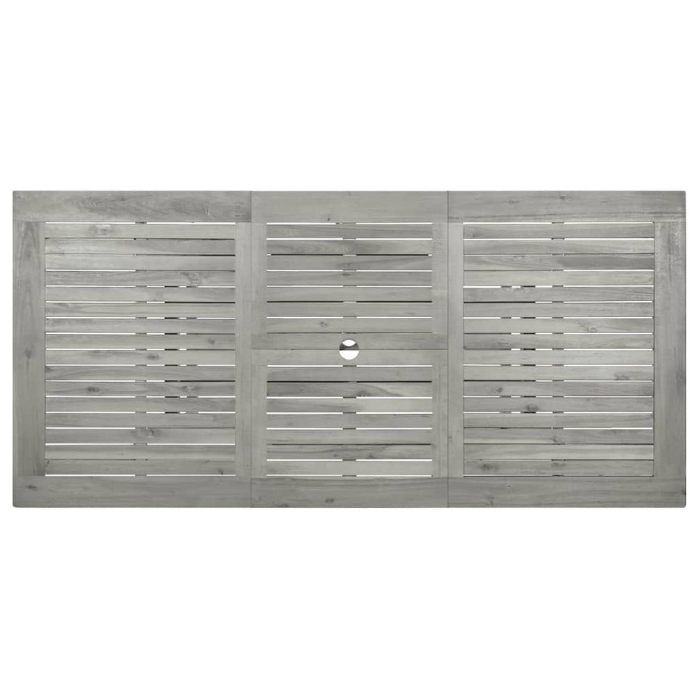 Tuintafel (120-170)x80x75 cm massief acaciahout MeubelReus
