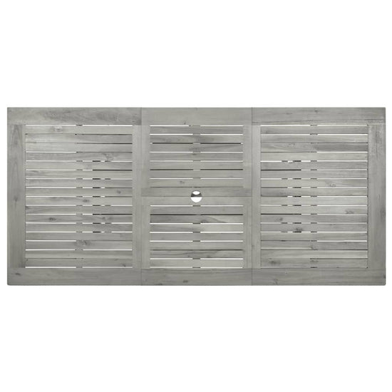 Tuintafel (120-170)x80x75 cm massief acaciahout MeubelReus