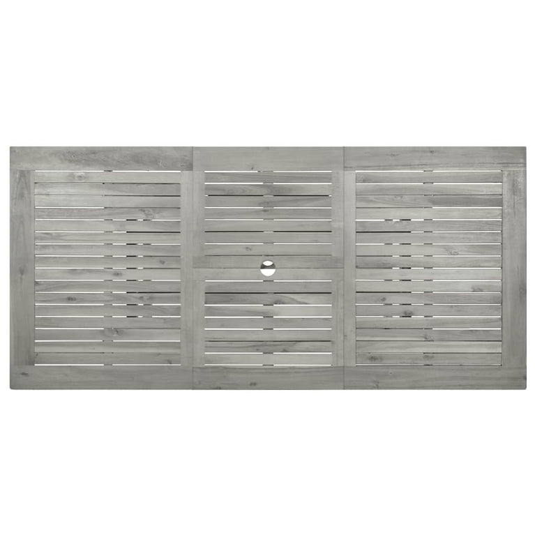 Tuintafel (120-170)x80x75 cm massief acaciahout MeubelReus