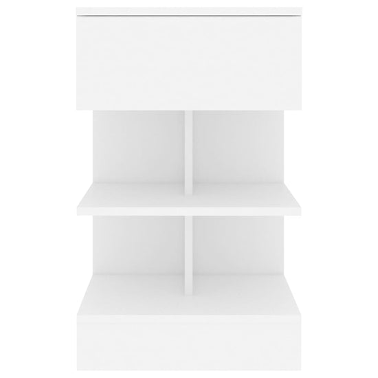 Nachtkastjes 2 st 40x35x65 cm bewerkt hout wit MeubelReus