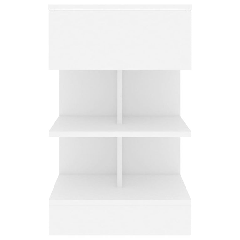 Nachtkastjes 2 st 40x35x65 cm bewerkt hout wit MeubelReus