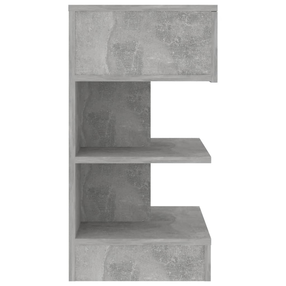 Nachtkastjes 2 st 40x35x65 cm spaanplaat betongrijs MeubelReus