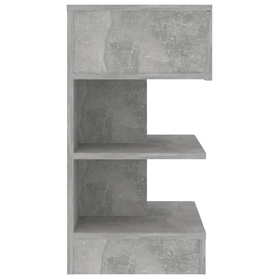 Nachtkastjes 2 st 40x35x65 cm spaanplaat betongrijs MeubelReus