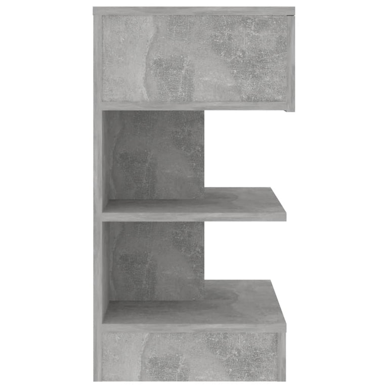 Nachtkastjes 2 st 40x35x65 cm spaanplaat betongrijs MeubelReus