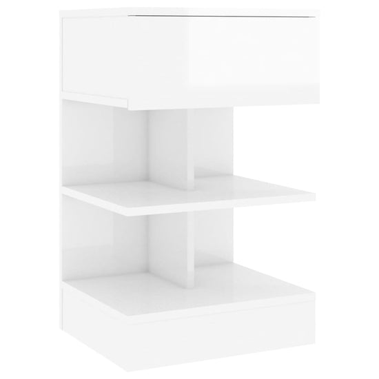 Nachtkastjes 2 st 40x35x65 cm spaanplaat hoogglans wit MeubelReus