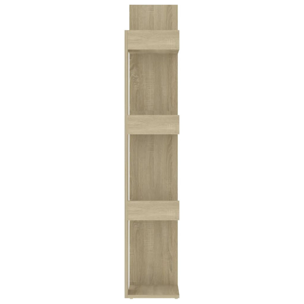 Boekenkast 86x25,5x140 cm spaanplaat sonoma eikenkleurig MeubelReus